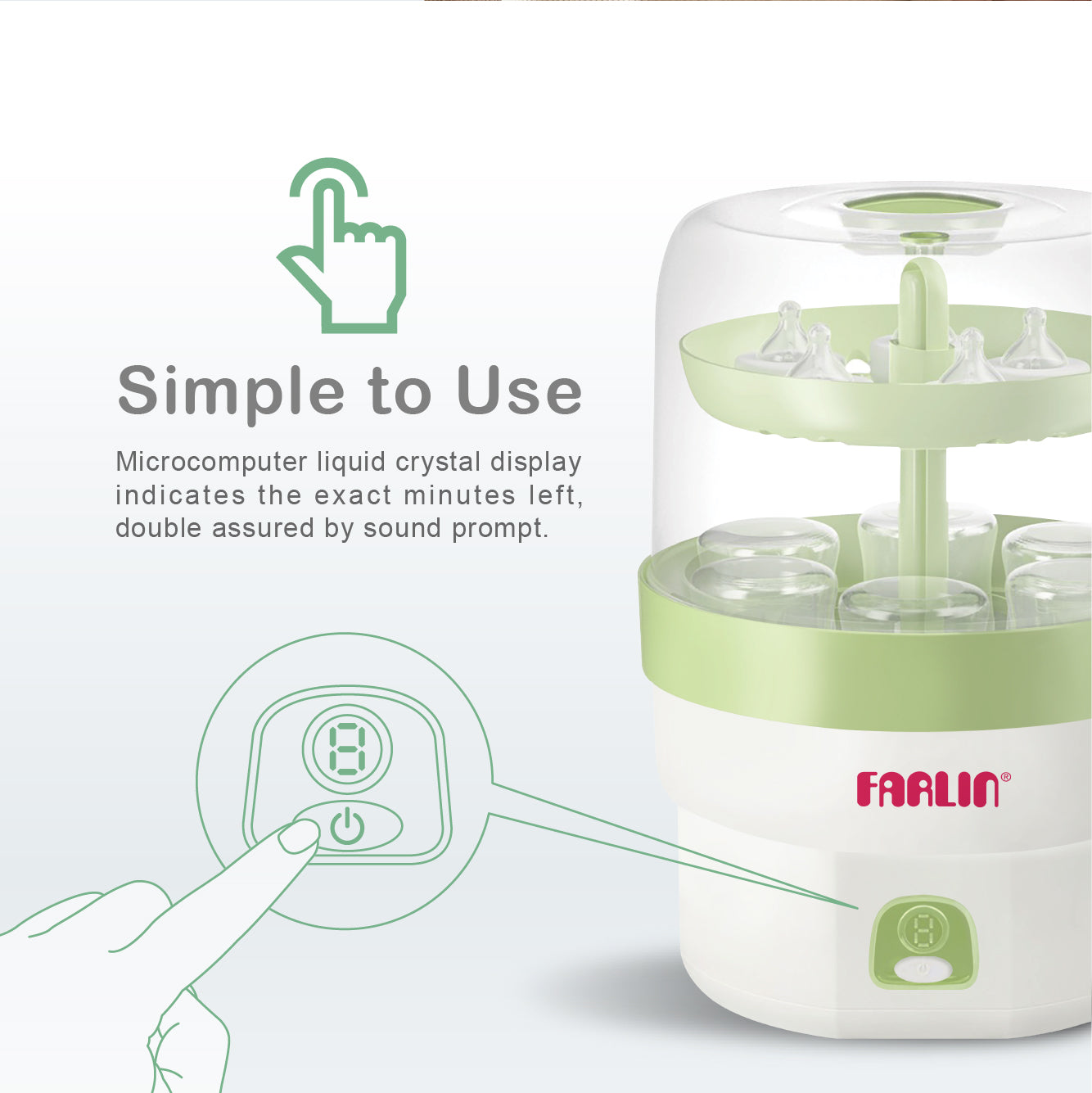 Farlin Steam Sterilizer – Green Saver Automatic