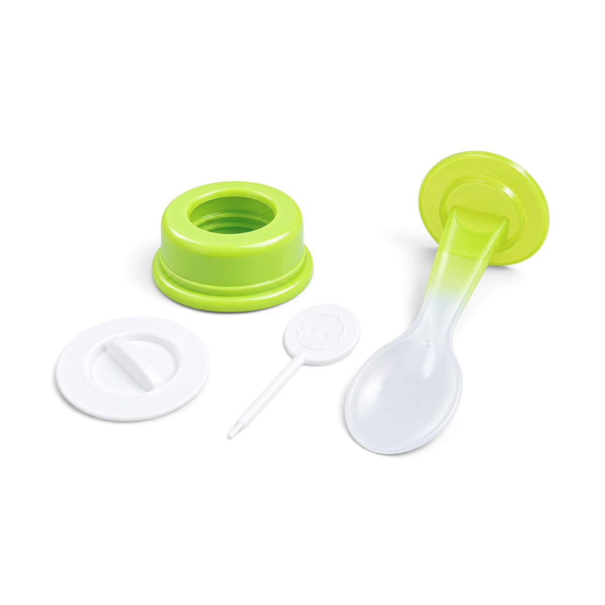 FARLIN EASY FEEDER WITH SPOON GREEN