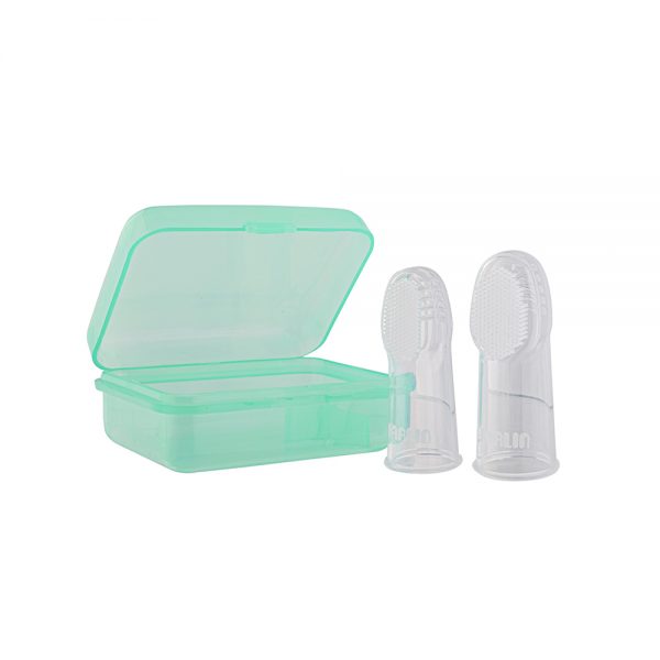 FINGER TOOTHBRUSHES PARENTS SET