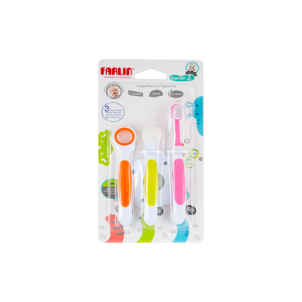 3 STAGE BABY ORAL HYGIENE SET