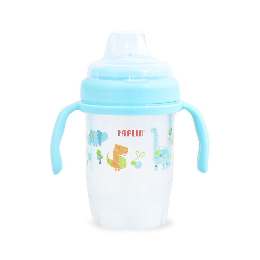 DRINKING CUP STEP 2-SPOUT 240ML-GREEN