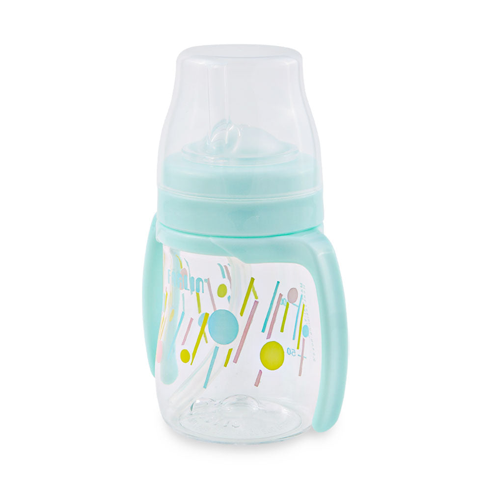 DRINKING CUP STAGE 3-STRAW 150ML-GREEN