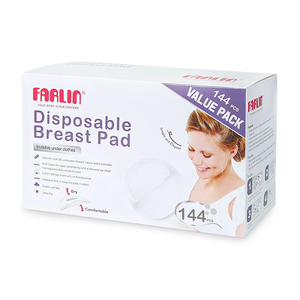 Farlin Disposable Breast Pads – Value Pack(144 Pcs) – Farlin