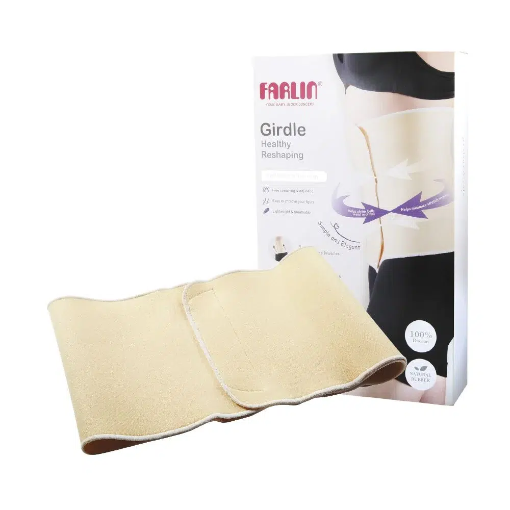 FARLIN Breathable postnatal reshaping abdominal Girdle Belt (Medium 42 x  9)